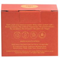 Faithful to Nature Bamboo Charcoal Soap Rose Geranium